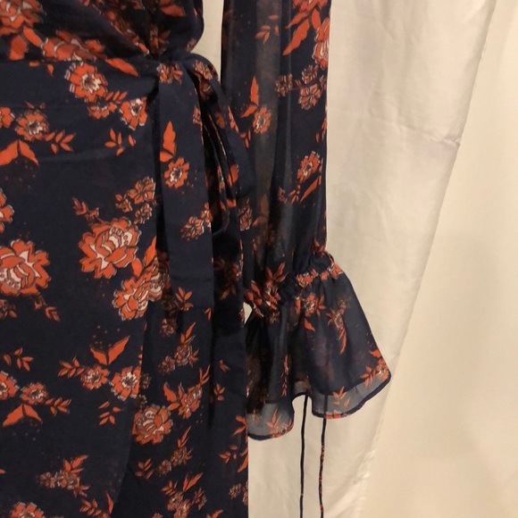 The Fifth Label Sheer Dress with navy slip - Picture 2 of 6